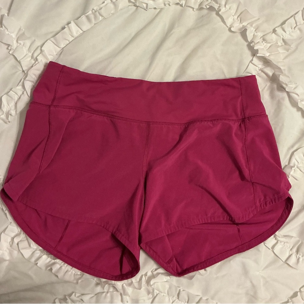Lululemon Athletica Berry Athletic Shorts